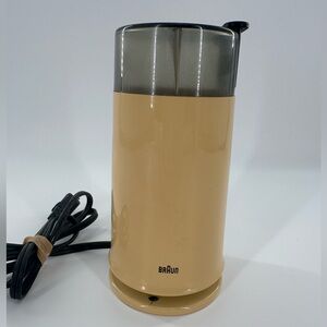 Vintage BRAUN Coffee Mill Aromatic Coffee Spice Grinder 1 Touch‎ Type 4041